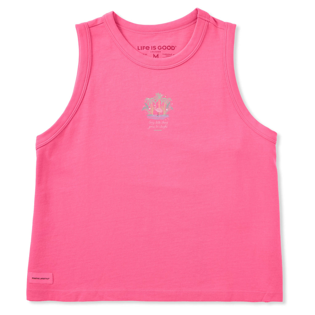 Women's Every Little Thing Flamingo Crusher Boxy Tank product image 1