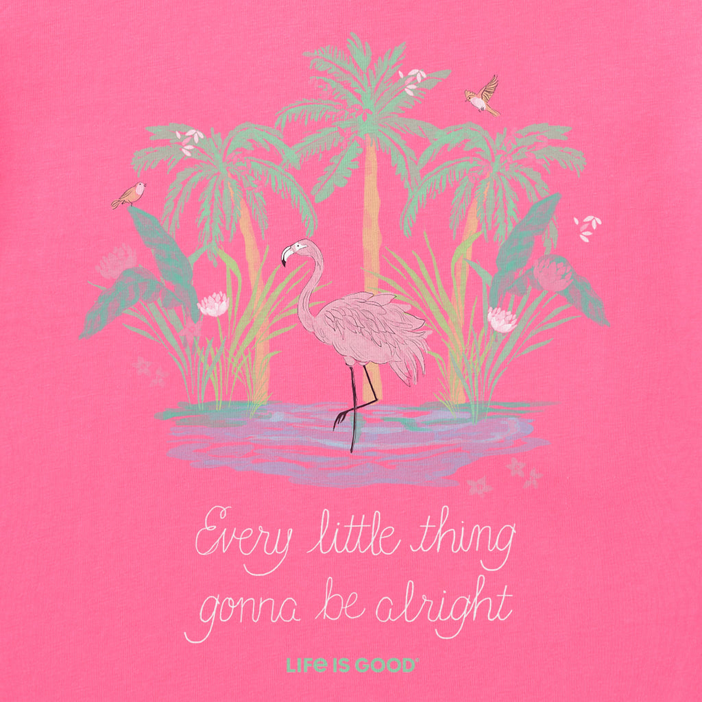 Women's Every Little Thing Flamingo Crusher Boxy Tank product image 2