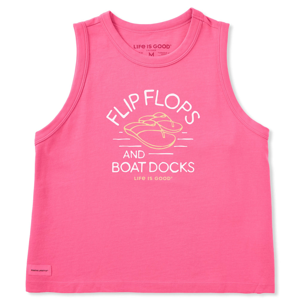 Women's Flip Flops & Boat Docks Crusher Boxy Tank