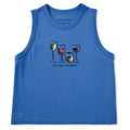 Women's I Need Wine Glasses Crusher Boxy Tank product image 1