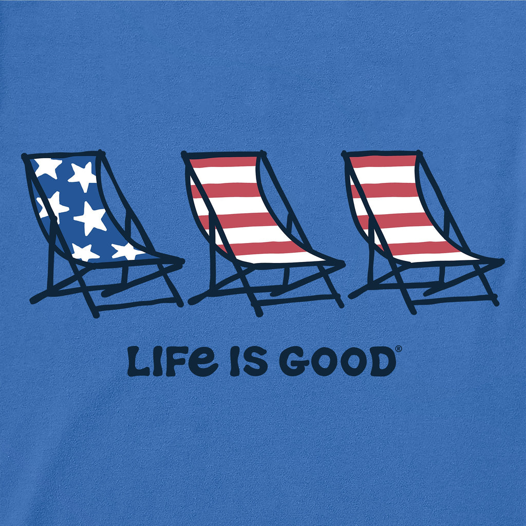 Women's Flag Beach Chairs Crusher Boxy Tank product image 2