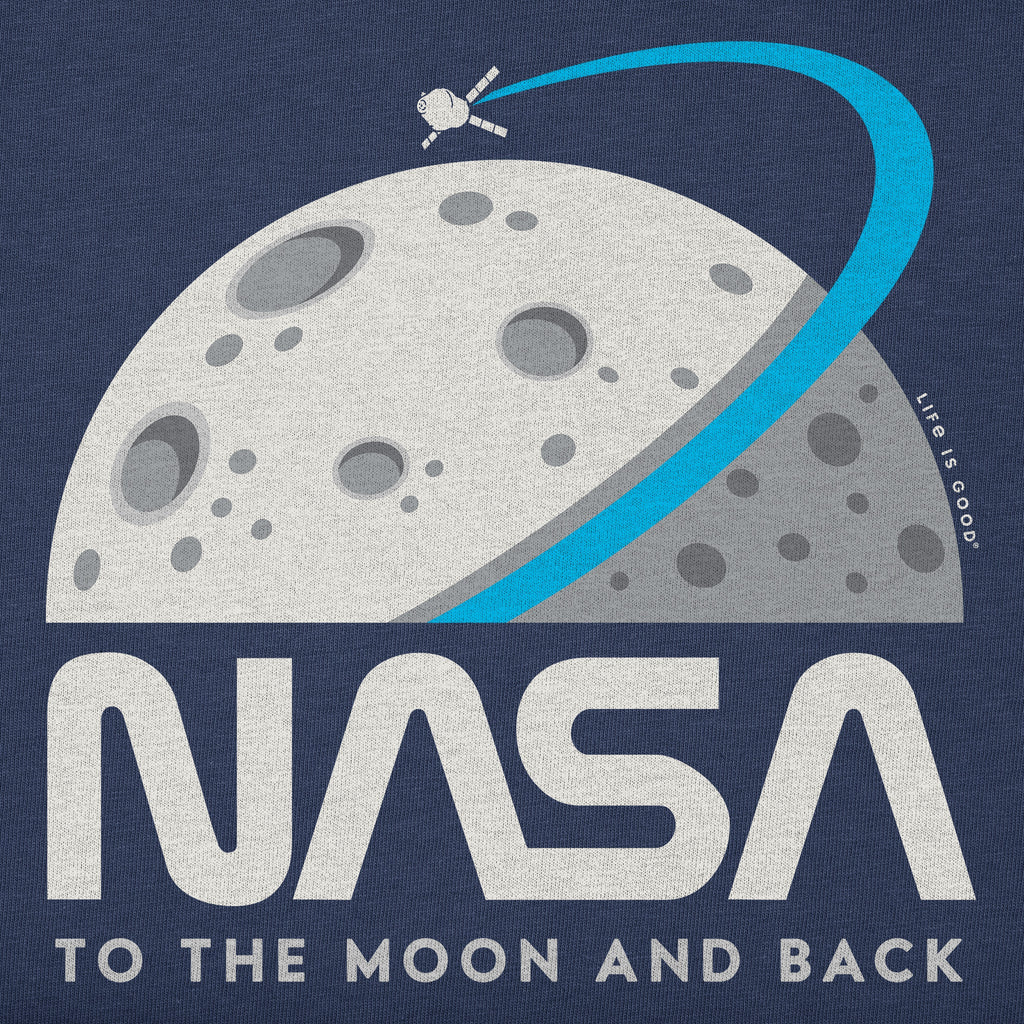 Kids NASA To the Moon and Back Short Sleeve Crusher Tee product image 2