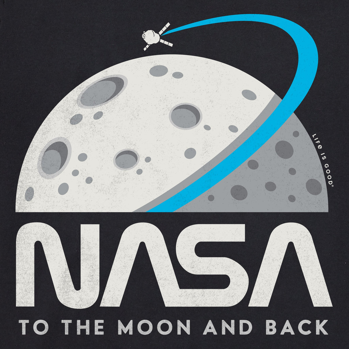 Men's NASA To the Moon and Back Short Sleeve Crusher Tee product image 2