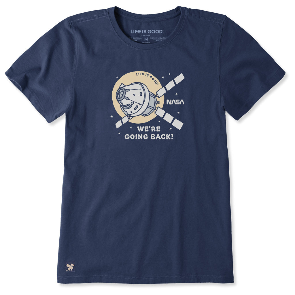 Women's NASA We're Going Back Short Sleeve Crusher Tee product image 1