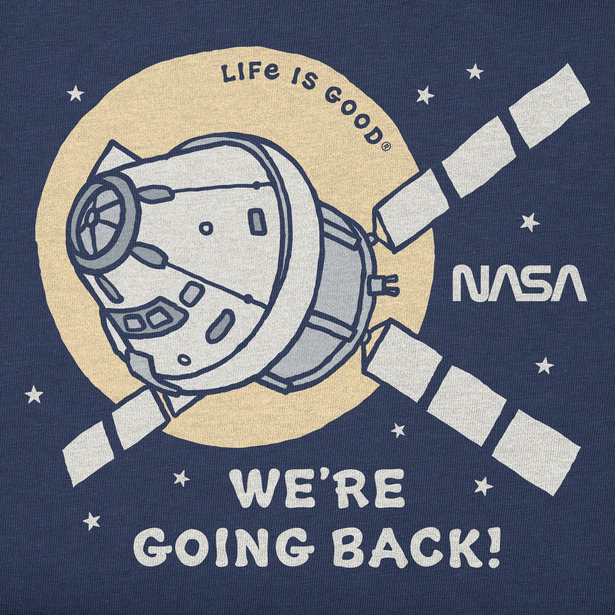 Women's NASA We're Going Back Short Sleeve Crusher Tee product image 2