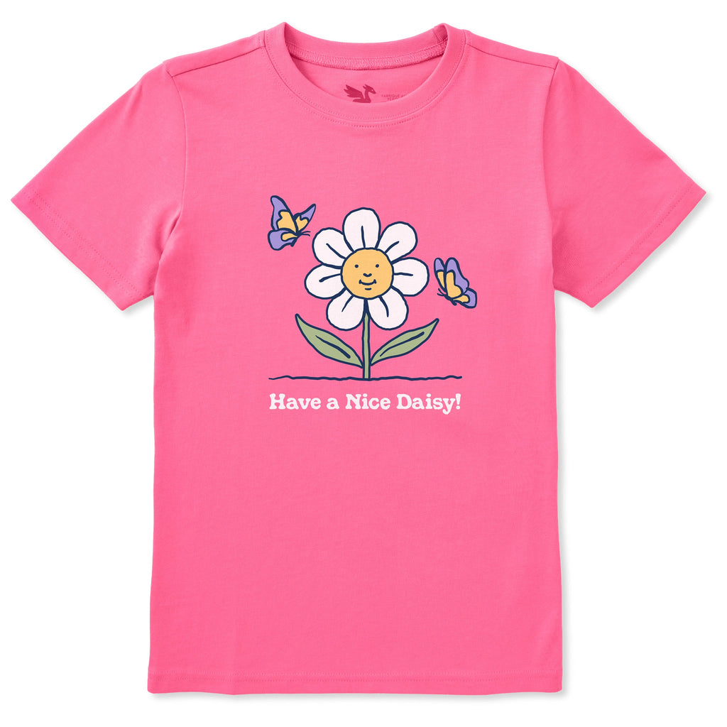 Kids Have a Nice Daisy Butterflies Short Sleeve Crusher Tee product image 1