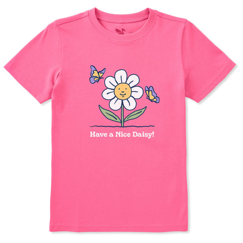Kids Have a Nice Daisy Butterflies Short Sleeve Crusher Tee product image 1