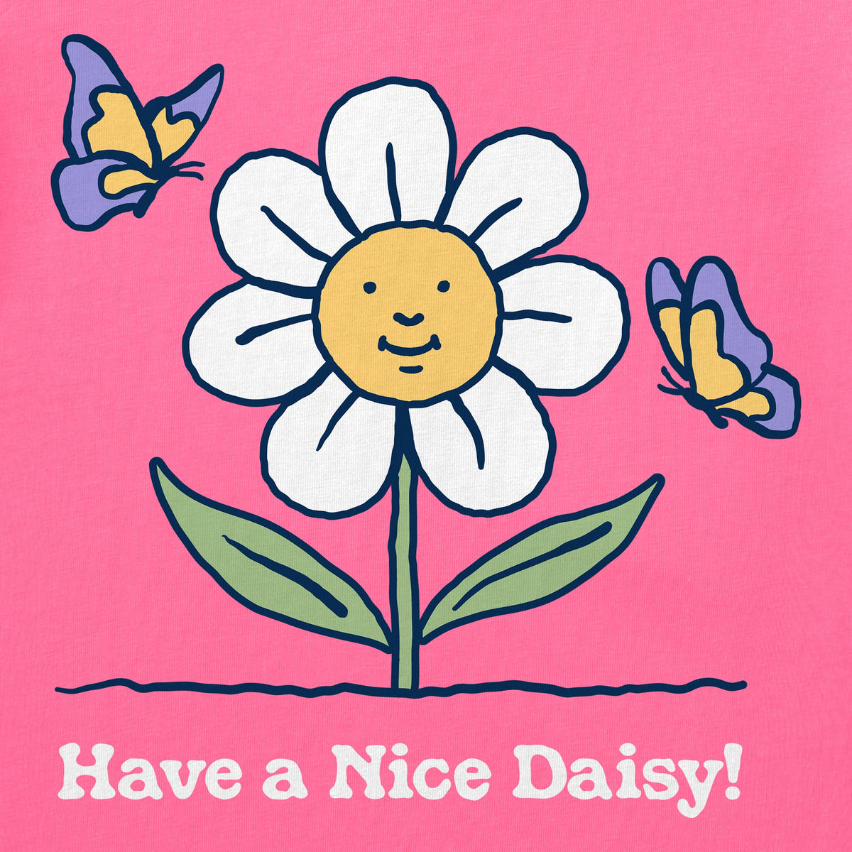 Kids Have a Nice Daisy Butterflies Short Sleeve Crusher Tee product image 2