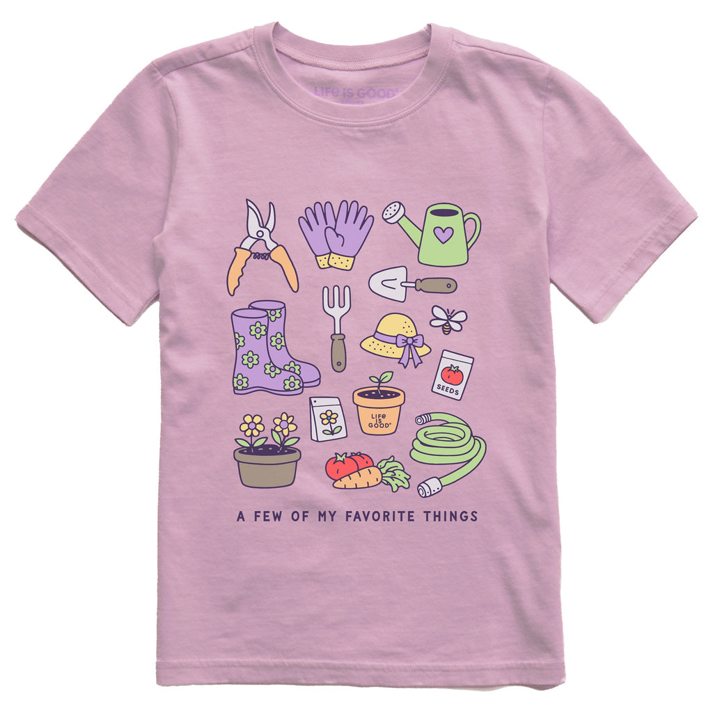 Kids A Few of My Favorite Gardening Things Short Sleeve Crusher Tee