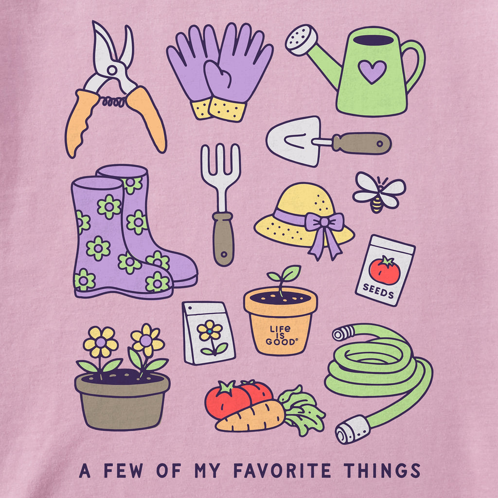 Kids A Few of My Favorite Gardening Things Short Sleeve Crusher Tee