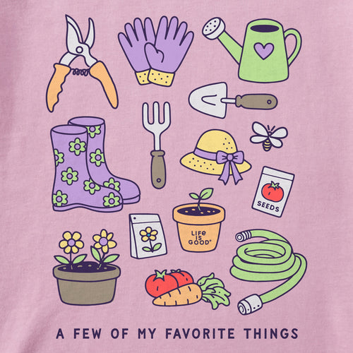 Kids A Few of My Favorite Gardening Things Short Sleeve Crusher Tee