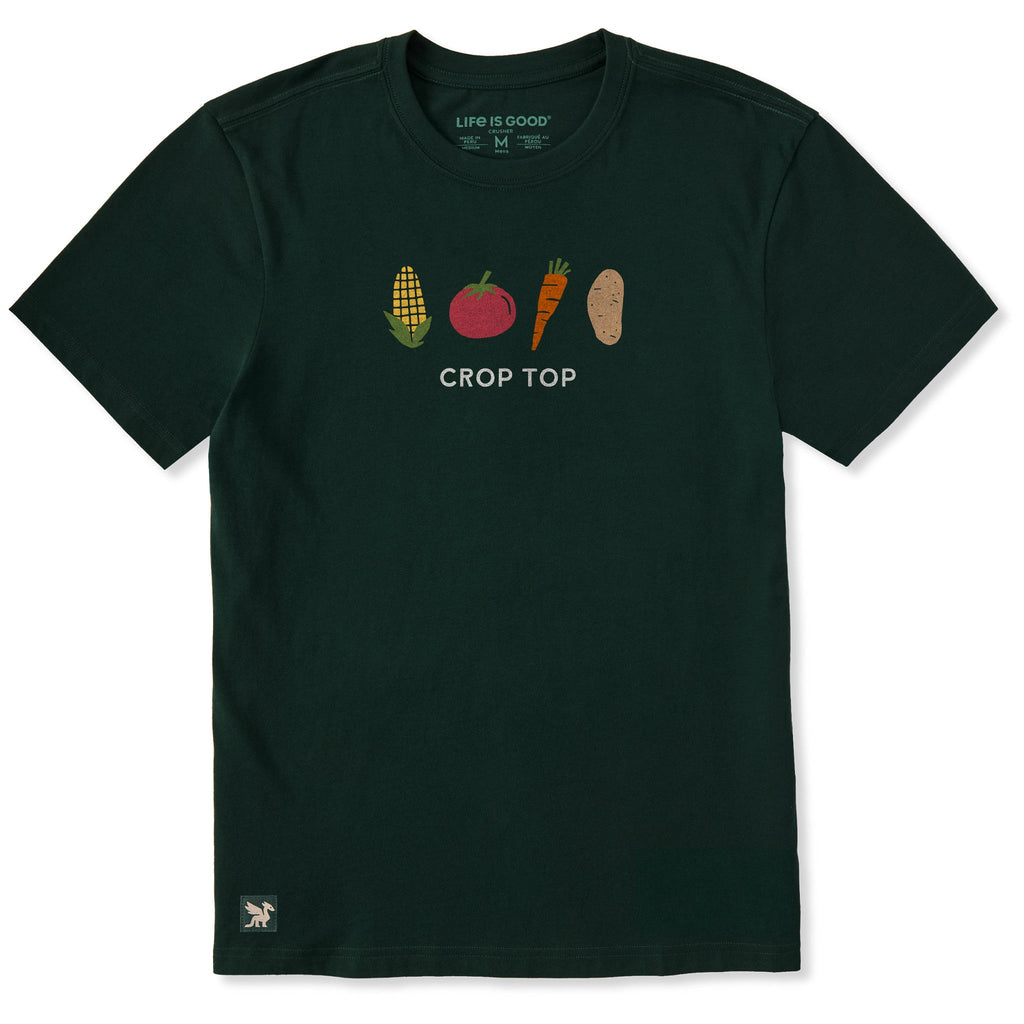 Men's Crop Top Short Sleeve Crusher Tee product image 1