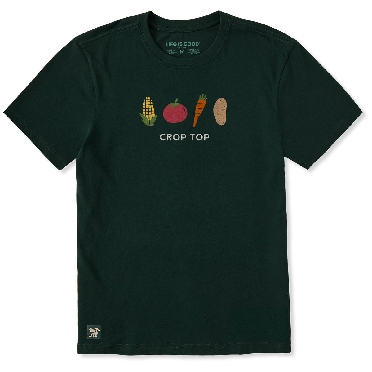 Men's Crop Top Short Sleeve Crusher Tee product image 1