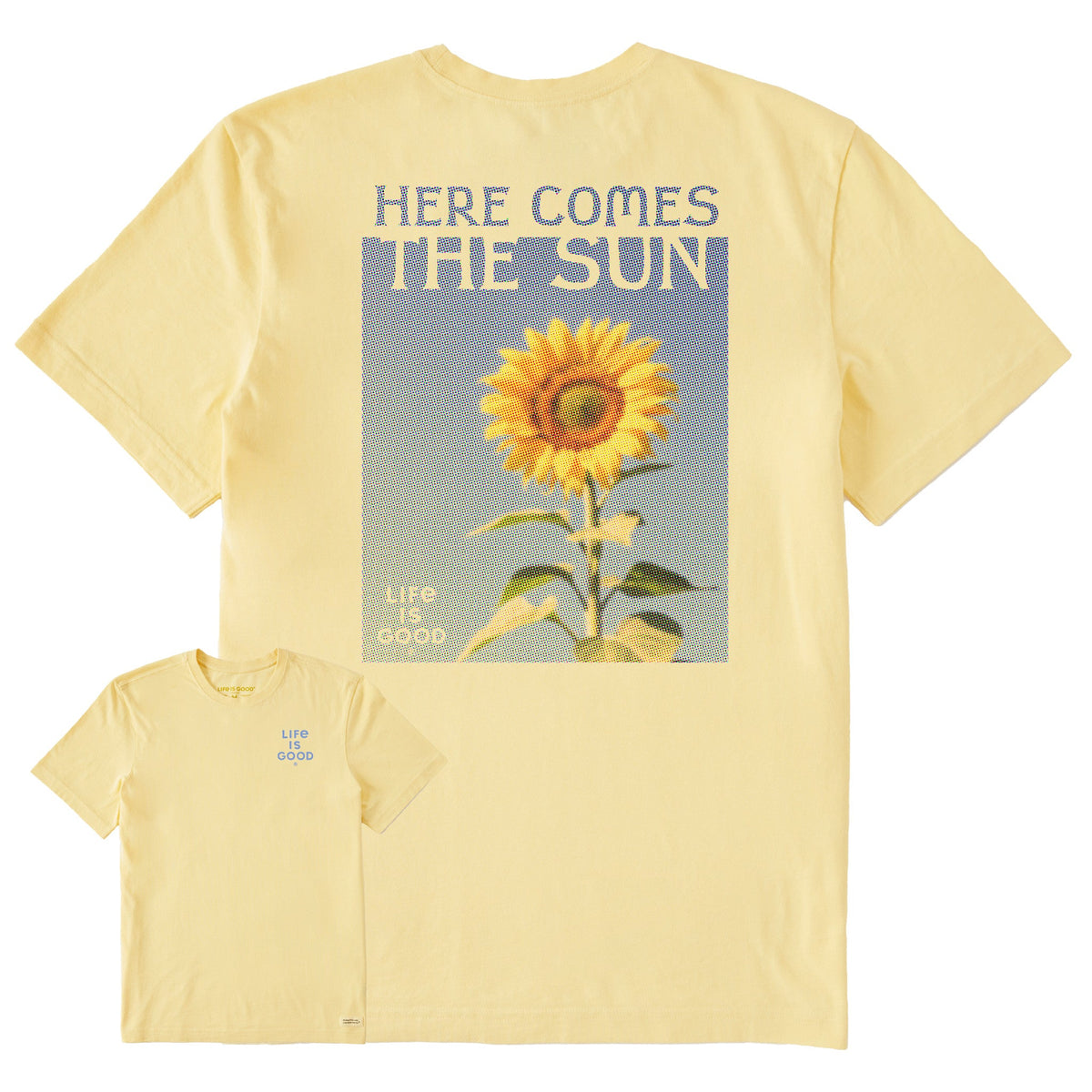 Men's Here Comes the Sunflower Short Sleeve Crusher Tee product image 1