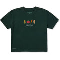 Women's Crop Top Short Sleeve Crusher Boxy Tee product image 1