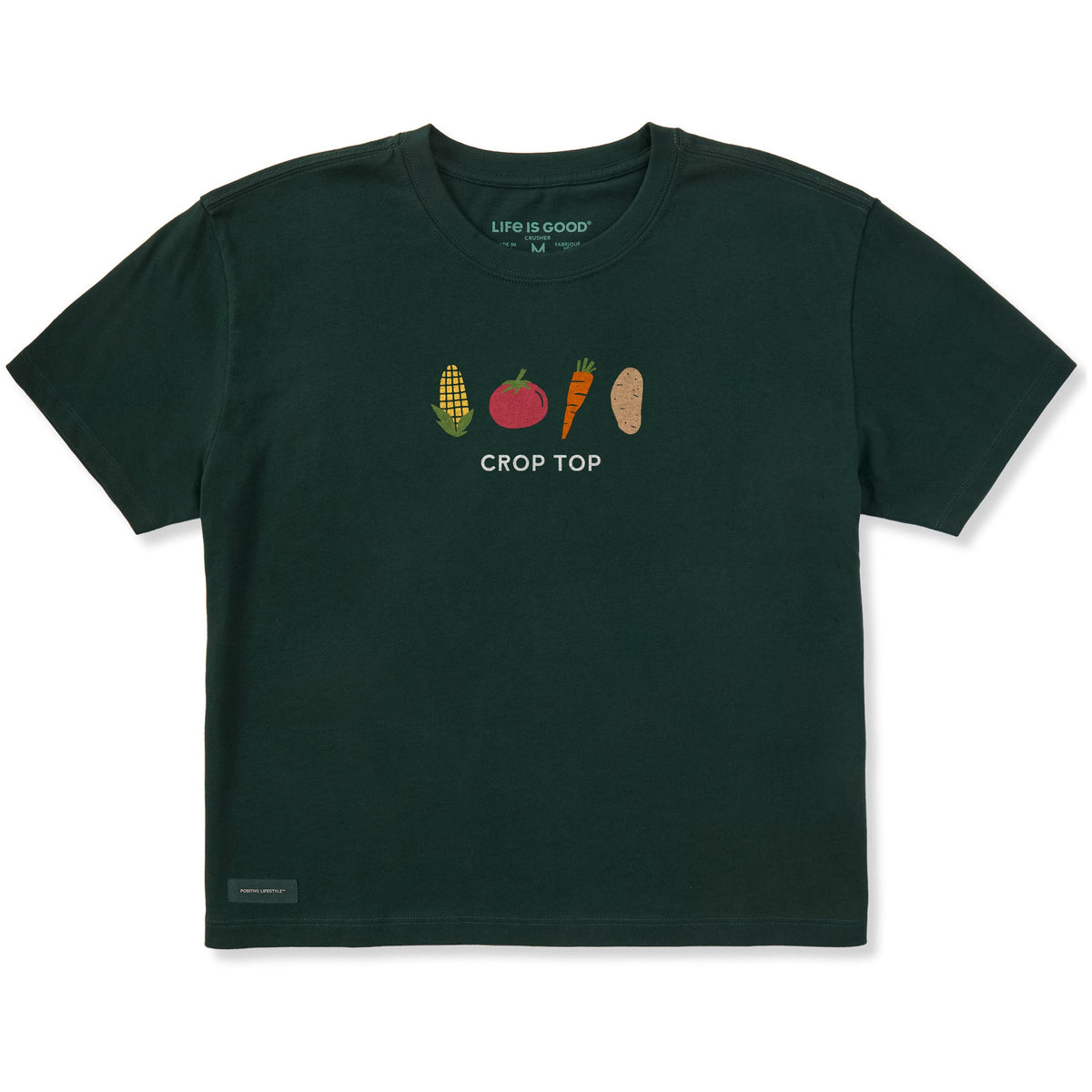 Women's Crop Top Short Sleeve Crusher Boxy Tee product image 1