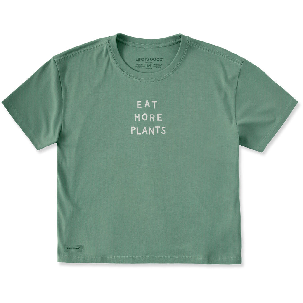 Women's Eat More Plants Short Sleeve Crusher Boxy Tee product image 1
