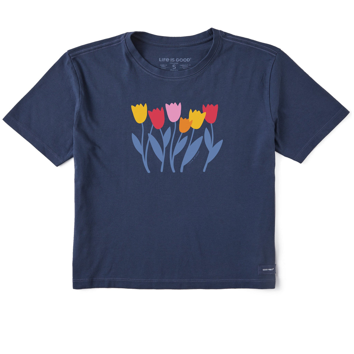 Women's Tulip Party Short Sleeve Crusher Boxy Tee product image 1