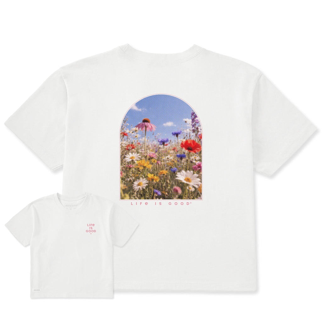 Women's Wildflower Arch Short Sleeve Crusher Boxy Tee product image 1