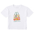 Women's Follow Me to the Farmers Market Short Sleeve Crusher Boxy Tee