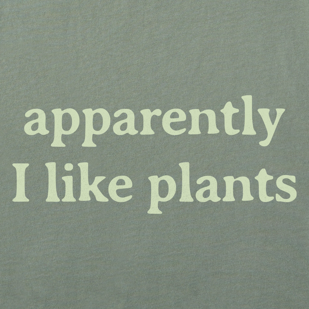Women's Apparently I Like Plants Short Sleeve Crusher Vee product image 2