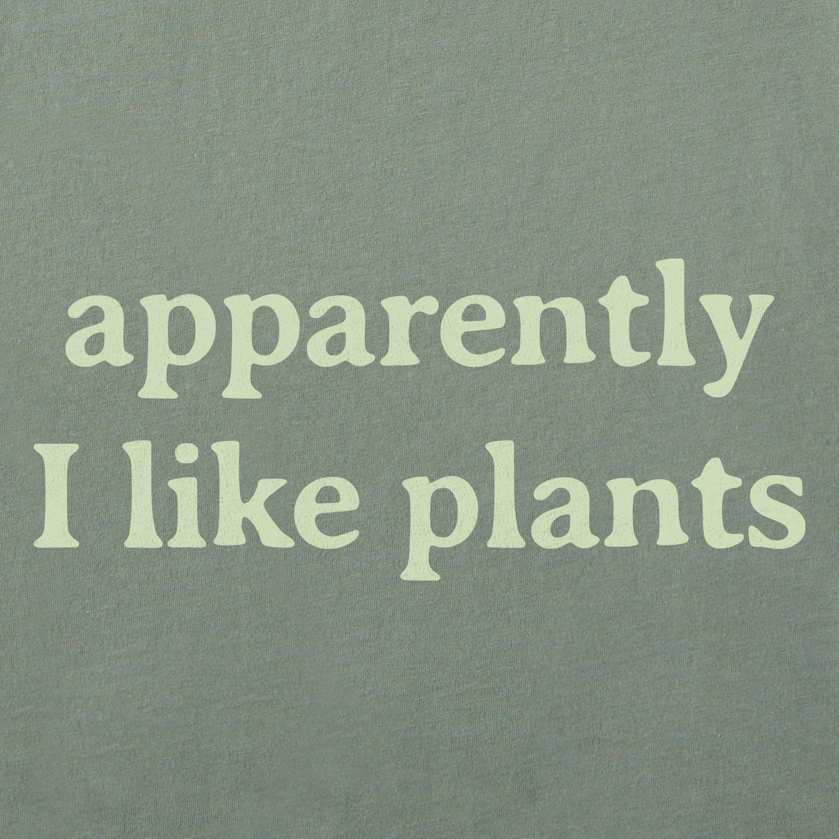 Women's Apparently I Like Plants Short Sleeve Crusher Vee product image 2