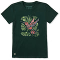 Women's Hummingbird Flowers Short Sleeve Crusher Tee product image 1