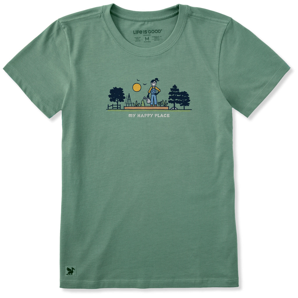 Women's My Happy Place Jackie Garden Short Sleeve Crusher product image 1