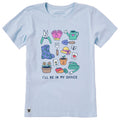 Women's I'll Be in My Office Gardening Short Sleeve Crusher Tee