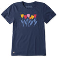 Women's Tulip Party Short Sleeve Crusher Tee product image 1