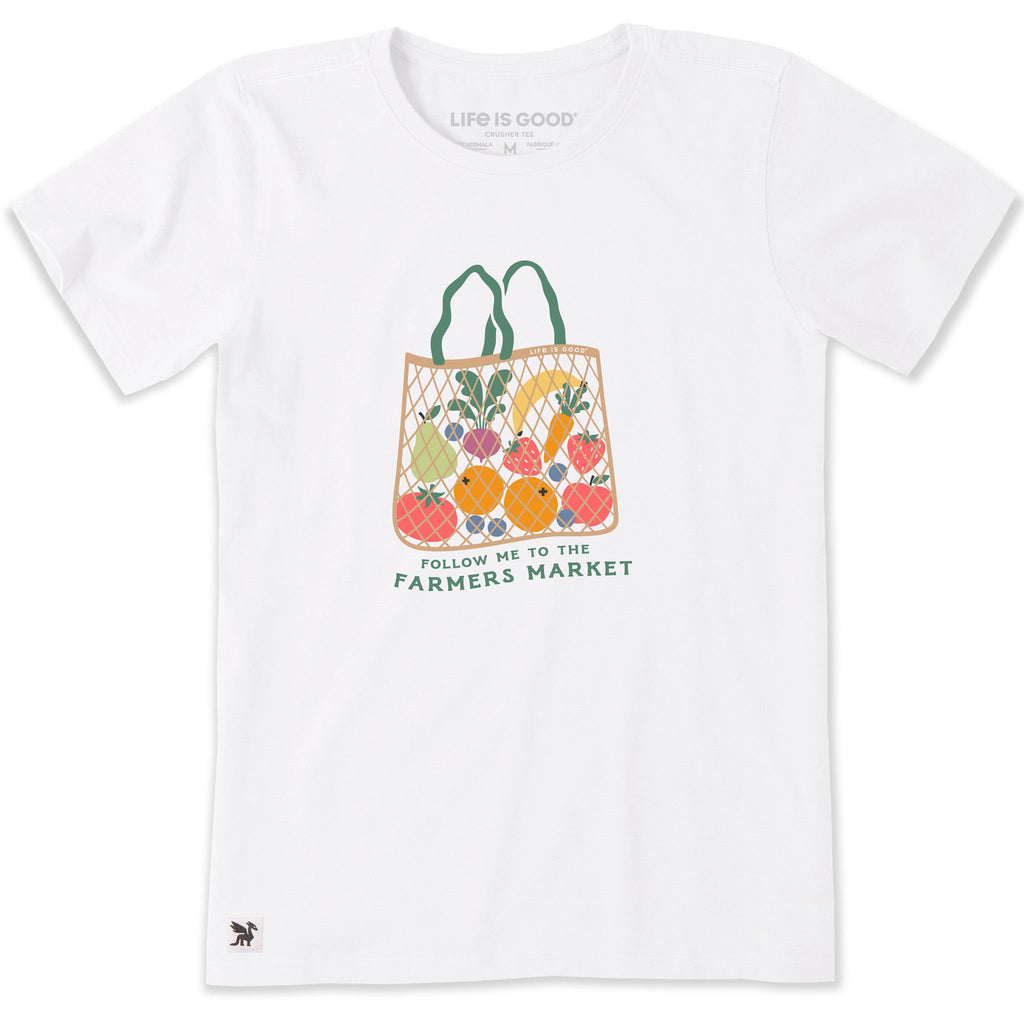 Women's Follow Me to the Farmers Market Short Sleeve Crusher Tee