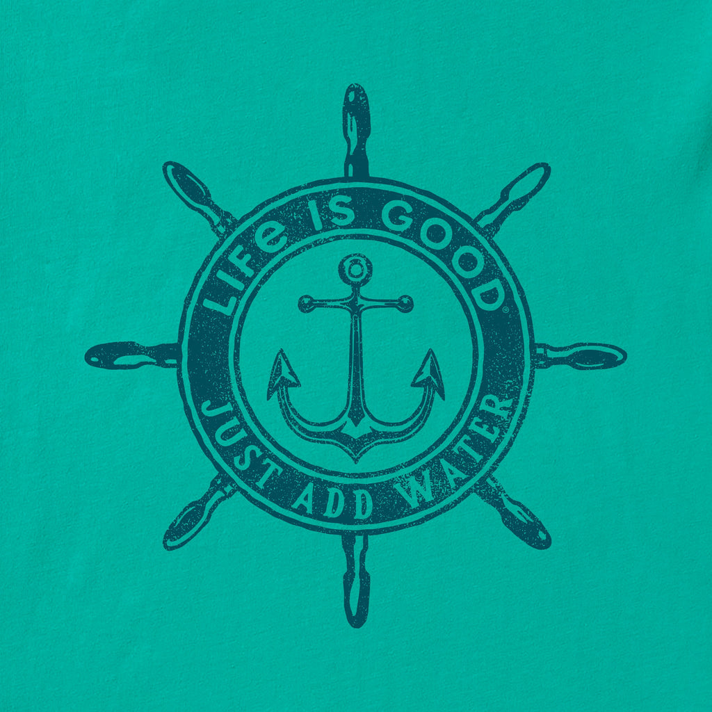 Men's Just Add Water Anchor Compass Short Sleeve Crusher Tee product image 2
