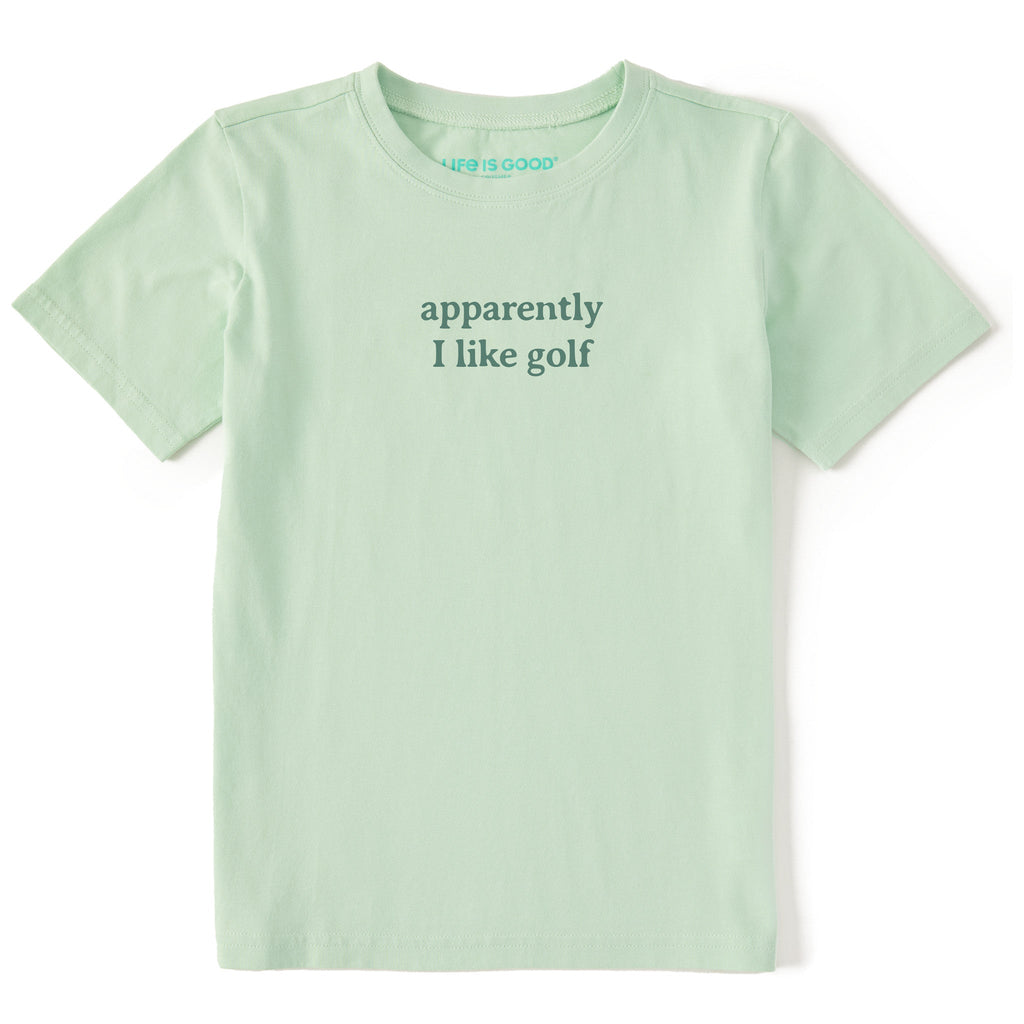 Kids Apparently I Like Golf Short Sleeve Crusher Tee product image 1