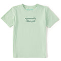 Kids Apparently I Like Golf Short Sleeve Crusher Tee product image 1