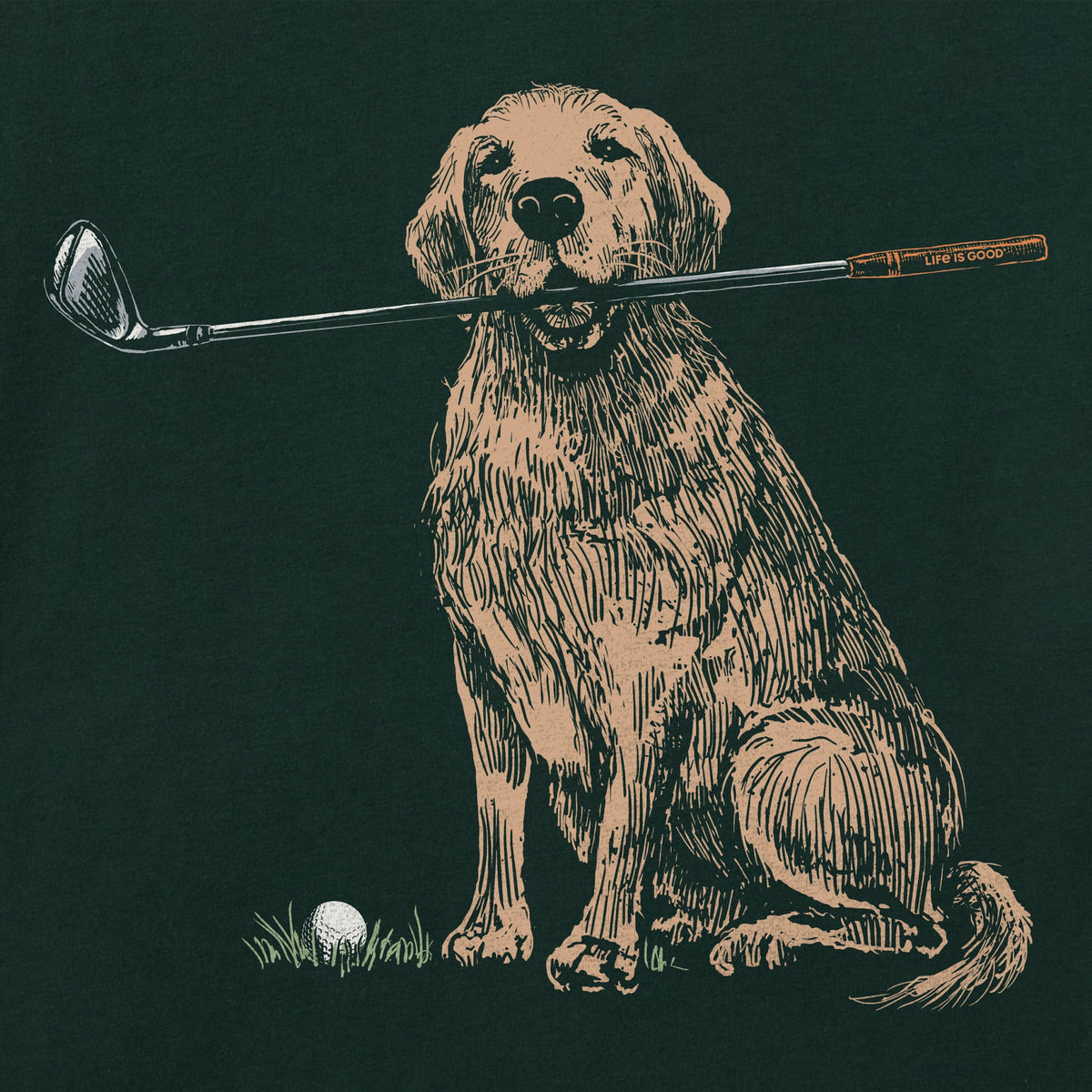 Men's Golden Golfer Short Sleeve Crusher Tee product image 2