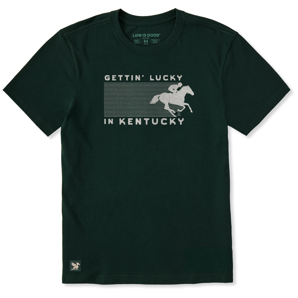 Men's Gettin' Lucky in Kentucky Short Sleeve Crusher Tee product image 1
