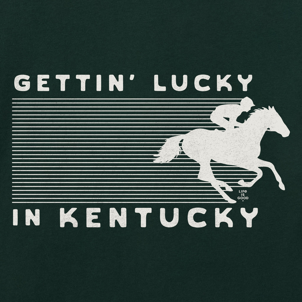 Men's Gettin' Lucky in Kentucky Short Sleeve Crusher Tee product image 2