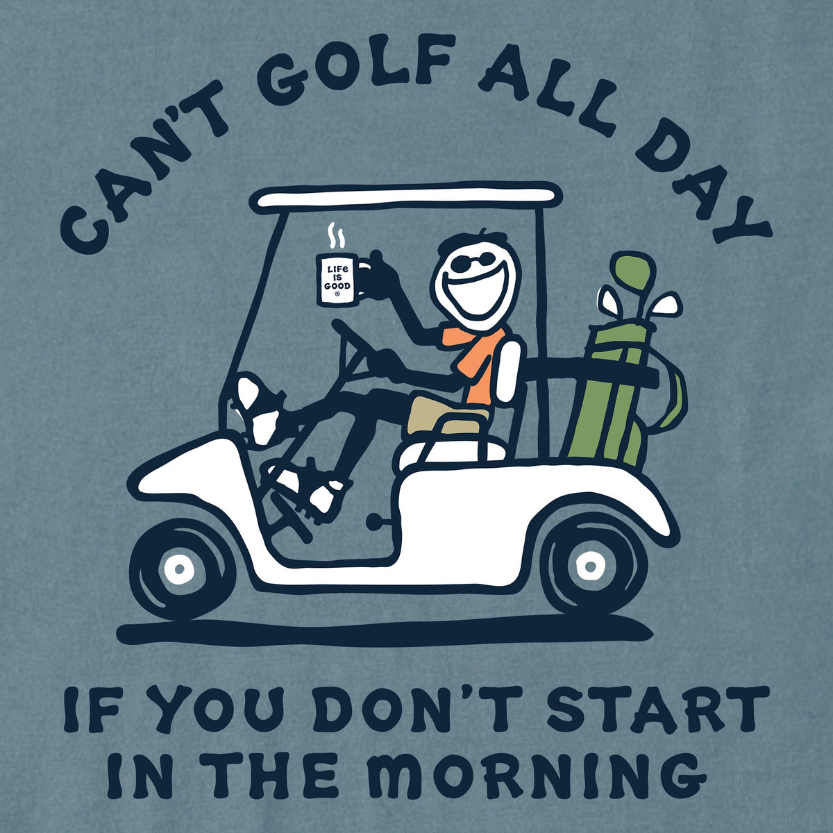 Men's Can't Golf All Day Short Sleeve Crusher Tee product image 2