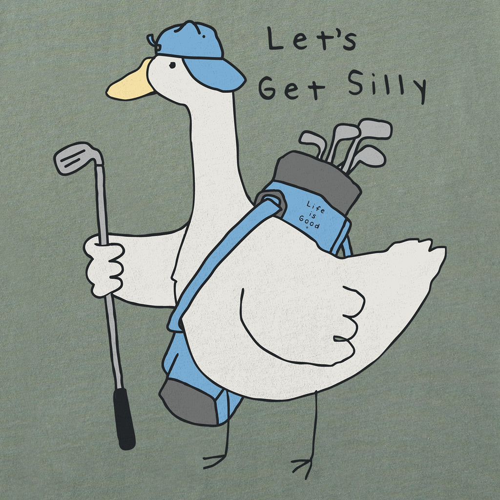 Men's Let's Get Silly Golf Short Sleeve Crusher Tee