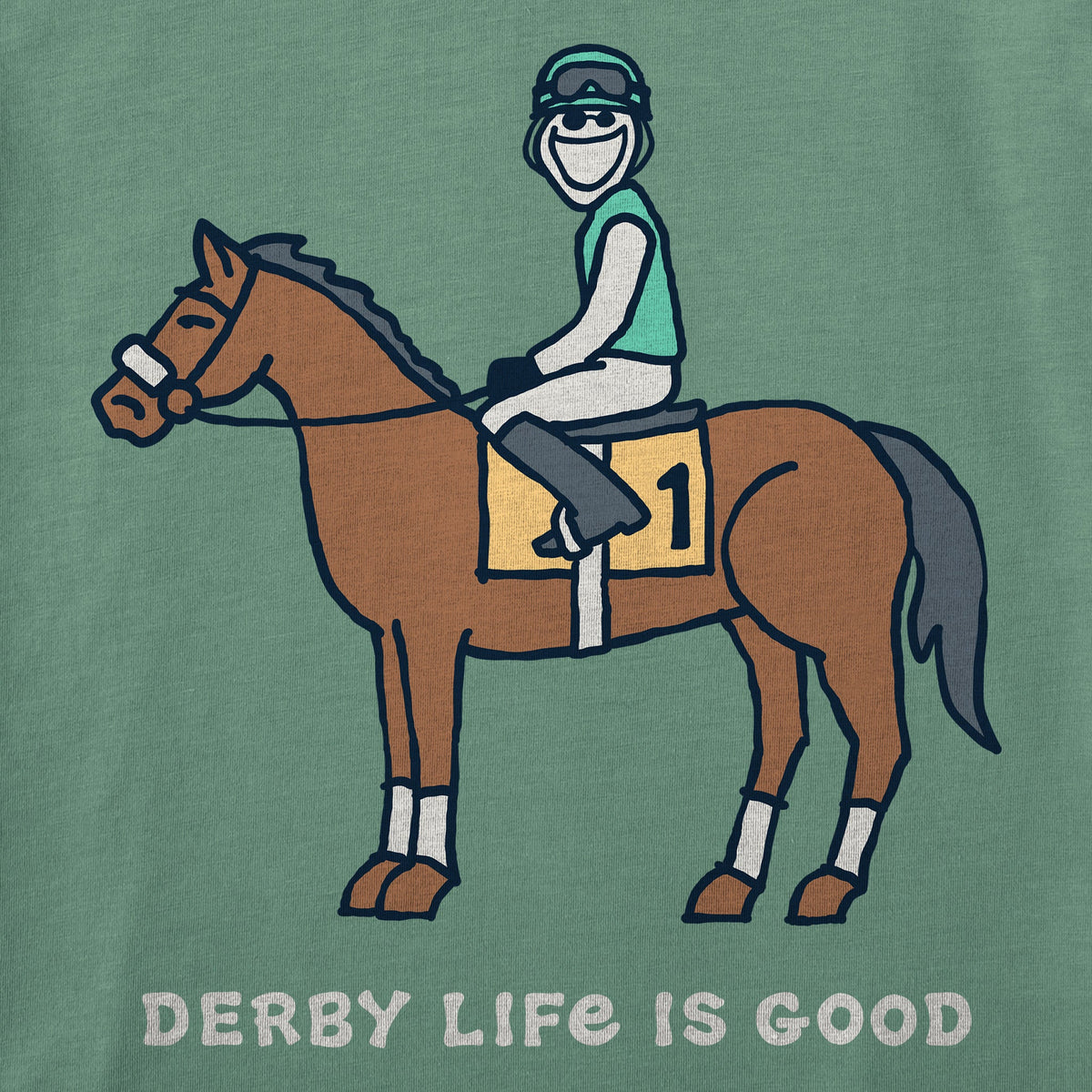 Men's Derby Life is Good Short Sleeve Crusher Tee product image 2