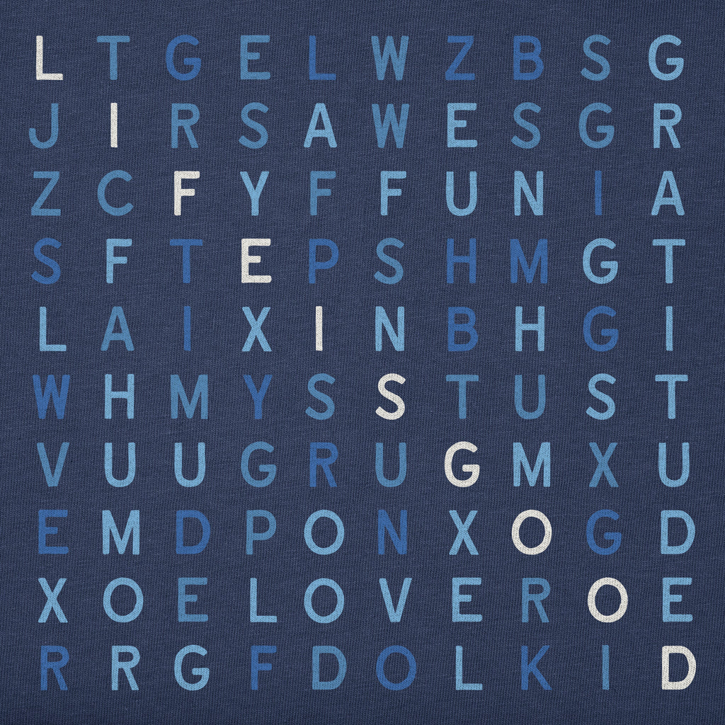 Men's LIG Word Search Short Sleeve Crusher Tee product image 2