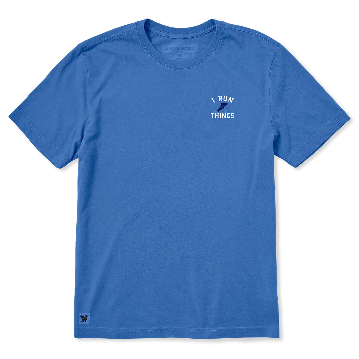 Men's I Run Things Winged Foot Short Sleeve Crusher Tee