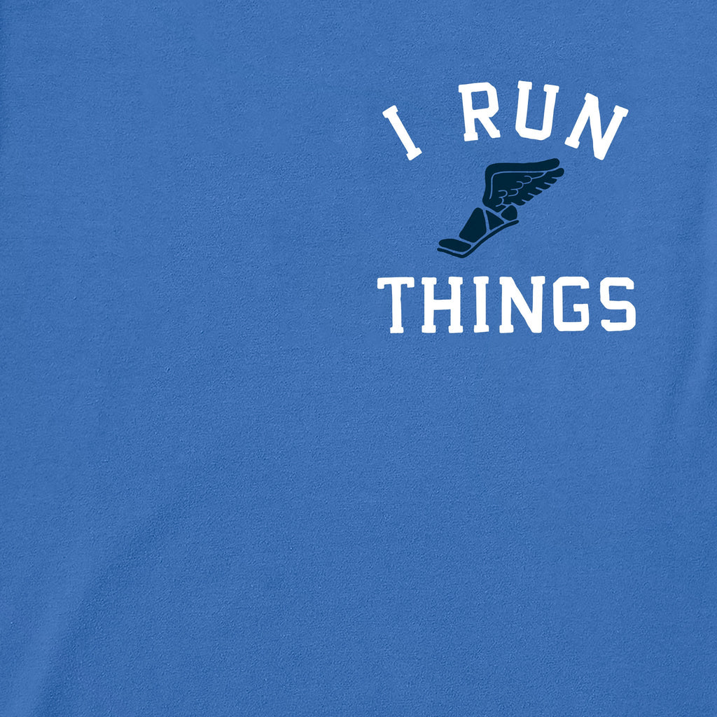 Men's I Run Things Winged Foot Short Sleeve Crusher Tee