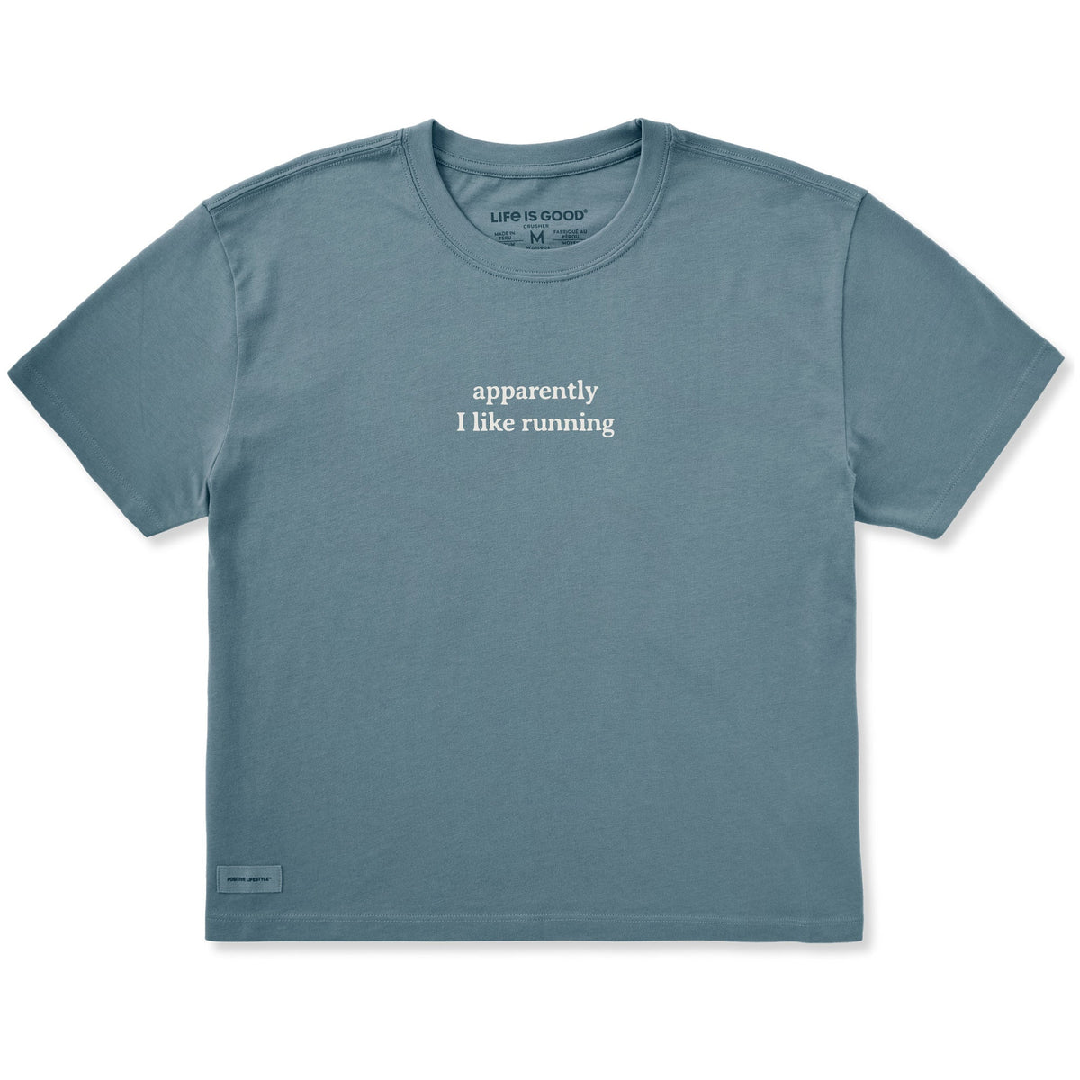 Women's Apparently I Like Running Short Sleeve Crusher Boxy product image 1