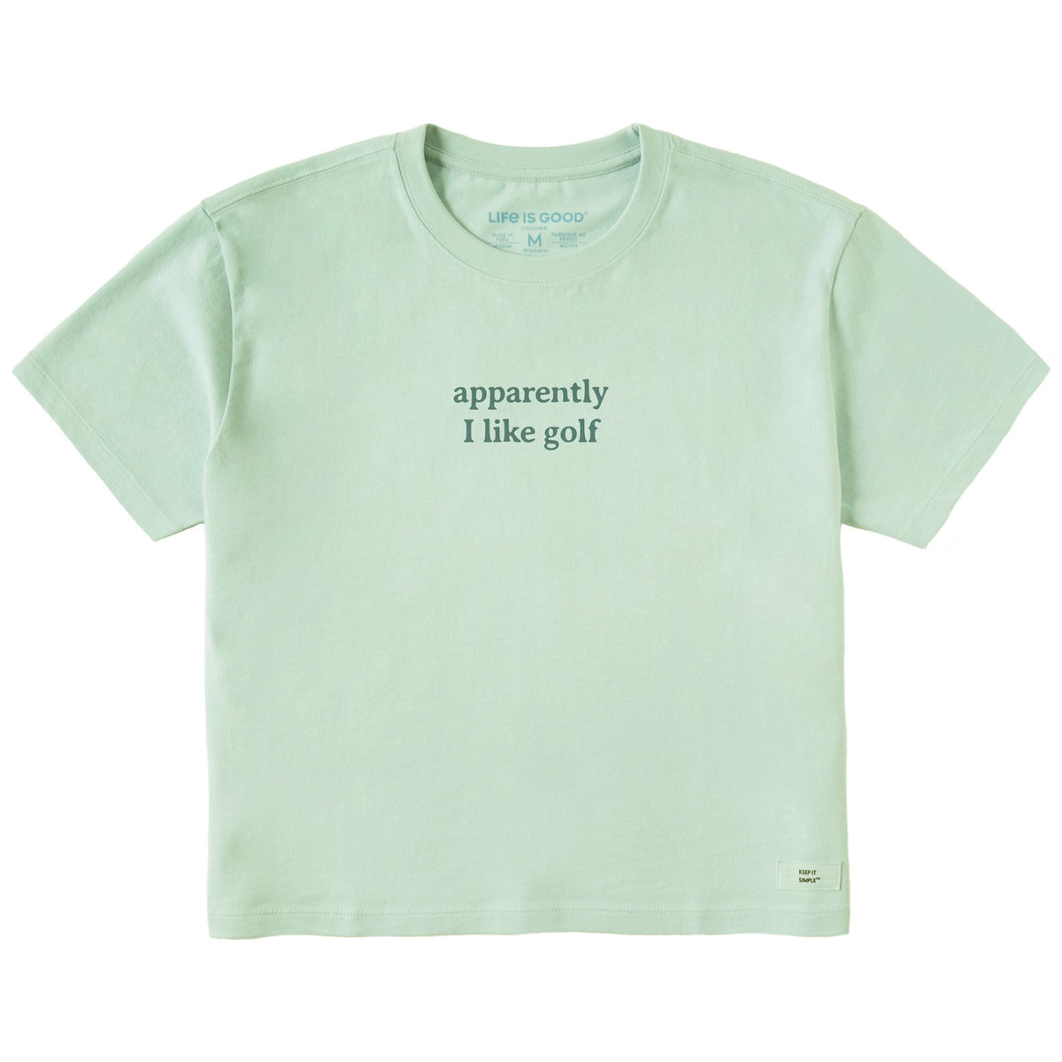 Women's Apparently I Like Golf Short Sleeve Crusher Boxy Tee product image 1