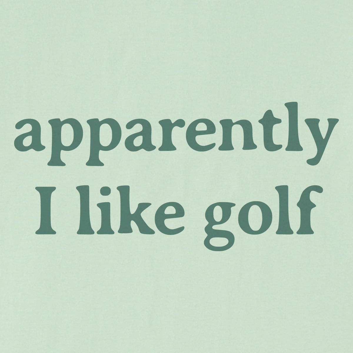 Women's Apparently I Like Golf Short Sleeve Crusher Boxy Tee product image 2