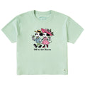 Women's Off to the Races Short Sleeve Crusher Boxy Tee
