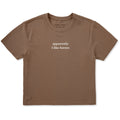 Women's Apparently I Like Horses Short Sleeve Crusher Boxy product image 1