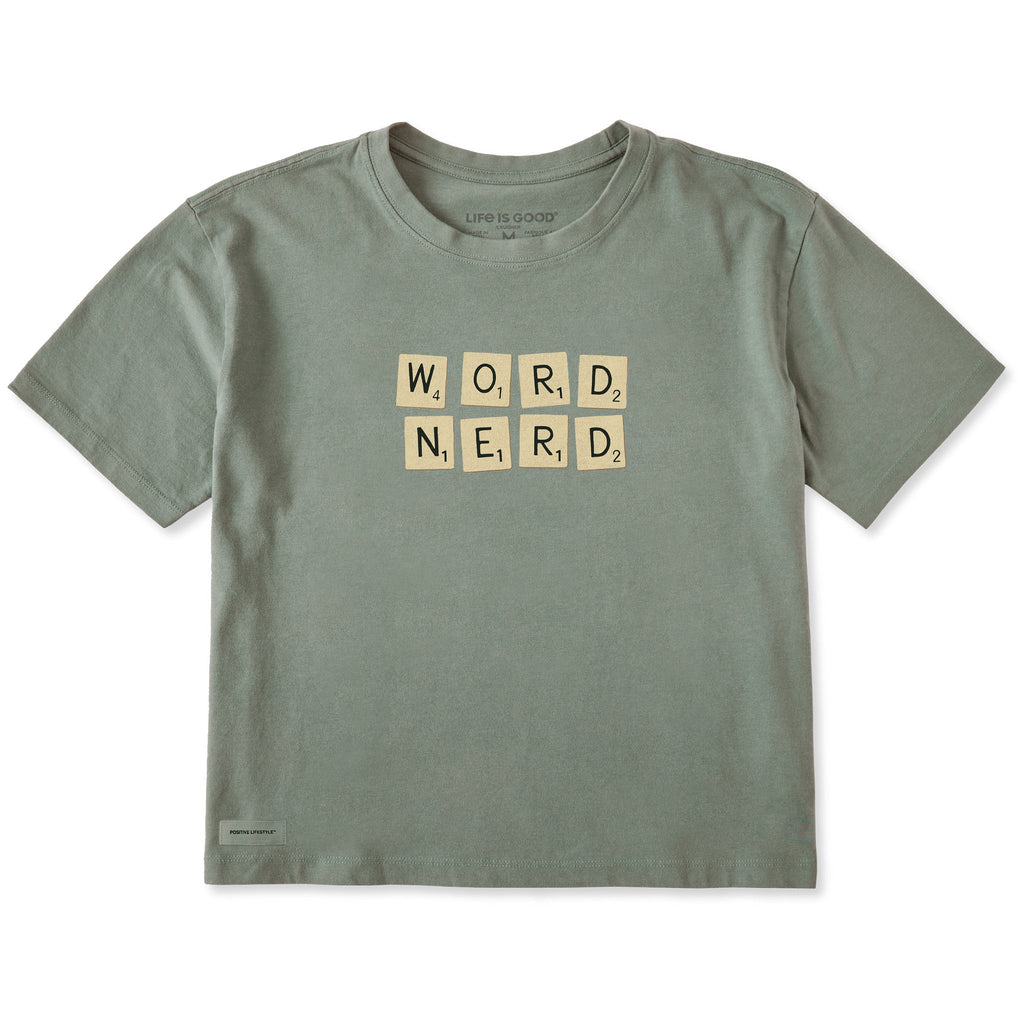 Women's Word Nerd Short Sleeve Crusher Boxy Tee product image 1