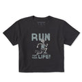 Women's Run for your Life! Short Sleeve Crusher Boxy Tee product image 1